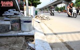 Hà Nội lát vỉa hè bằng đá tự nhiên